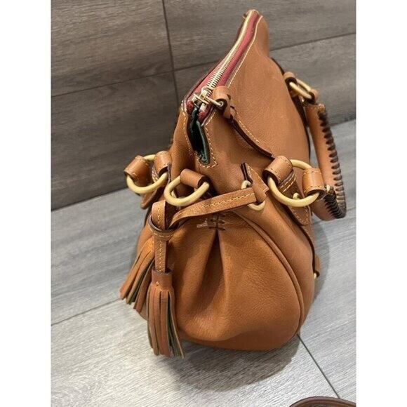 Dooney & Bourke Florentine Leather Small Satchel Natural B000551 - Picture 4 of 12